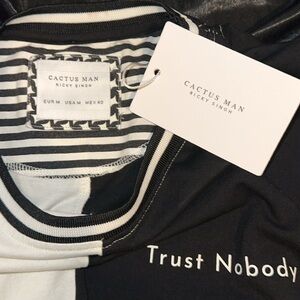 “Trust Nobody” T-Shirt by Cactus Man designed by Ricky Singh